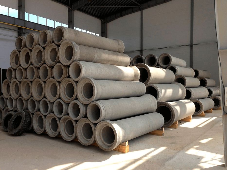 Железо бетонные трубы обычные и с футеровкой