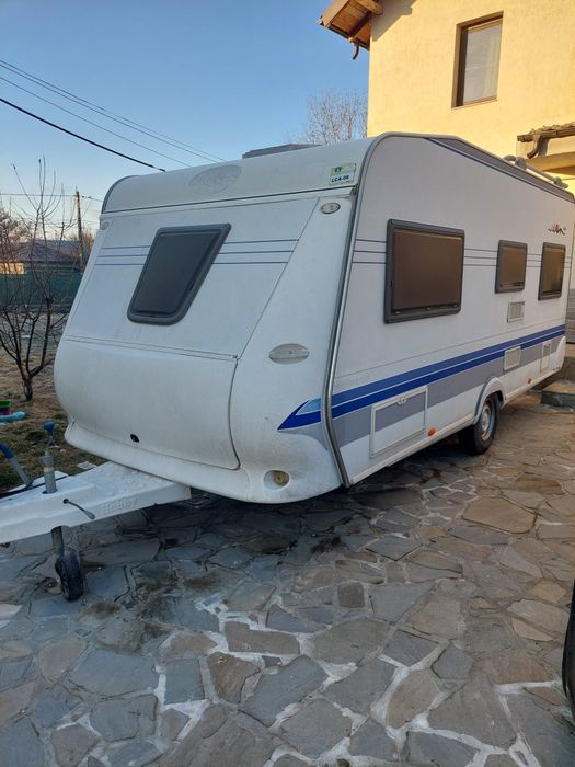 Rulota Hobby de Luxe an 2006,InmatriculataRo,Pat francez, Cort ,Boiler