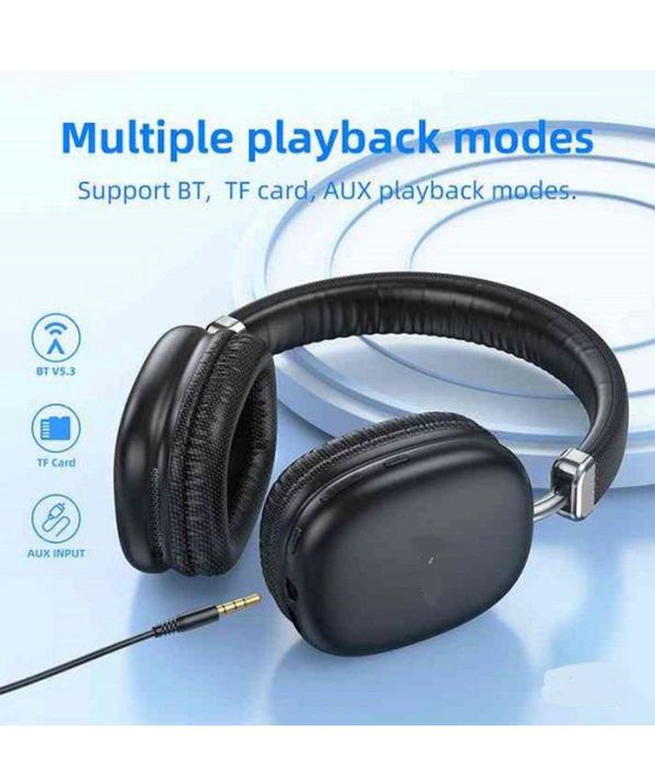 Casti wireless Treqa XH-640 Bluetooth 5.3 cu banda de sustinere reglabila