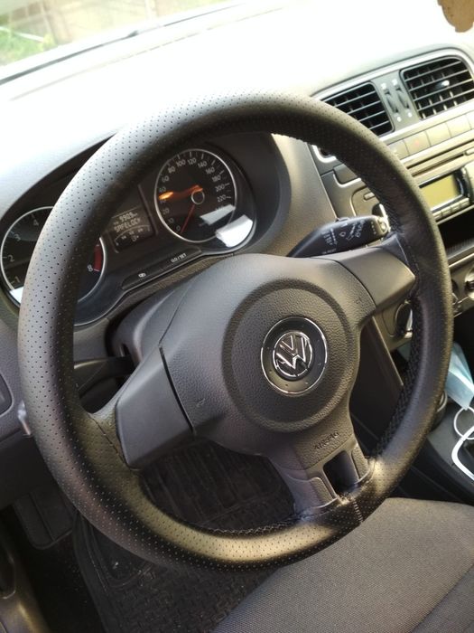 Huse piele volan (montaj inclus)