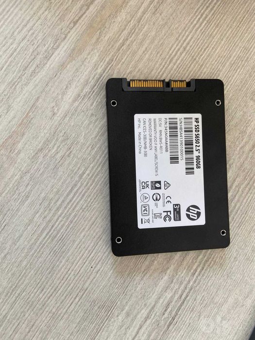 Быстрый SSD-накопитель HP S650 2.5" 960GB