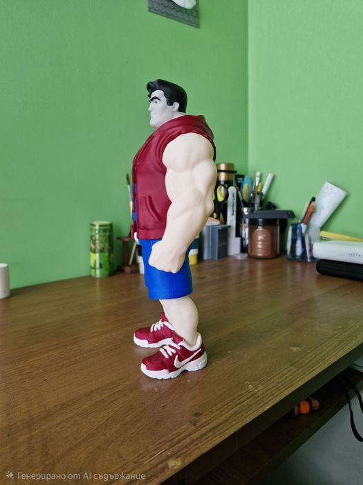 3D фигурка Superman (Спортен стил) – Цветен 3D принт