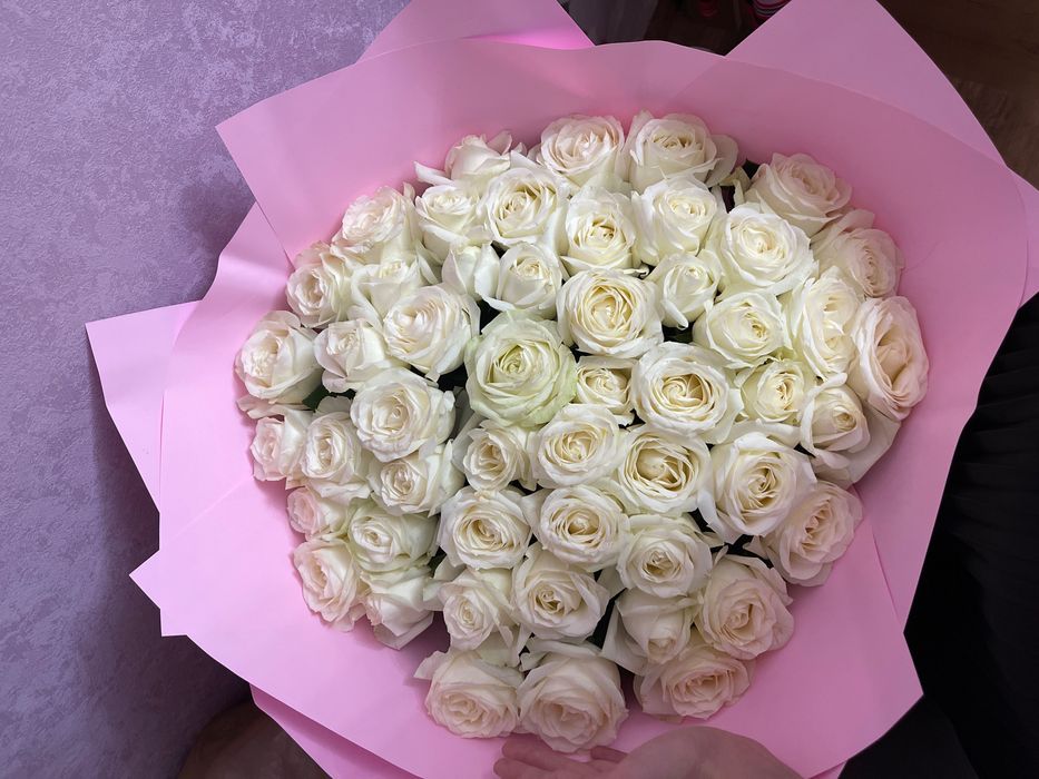Цветы розы 51 шт метровые!