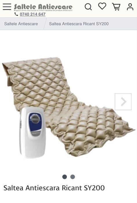 Saltea antiescara Ricant SY-200 Celular Saltea pneumatică cu pompă