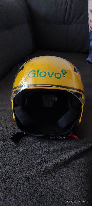 Casca moto scuter glovo