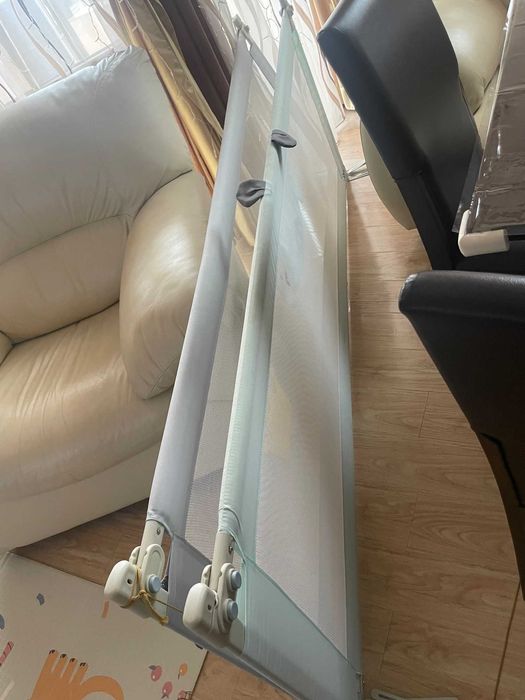 Bariera protectie pat bebelus copii culisanta inaltime reglabila