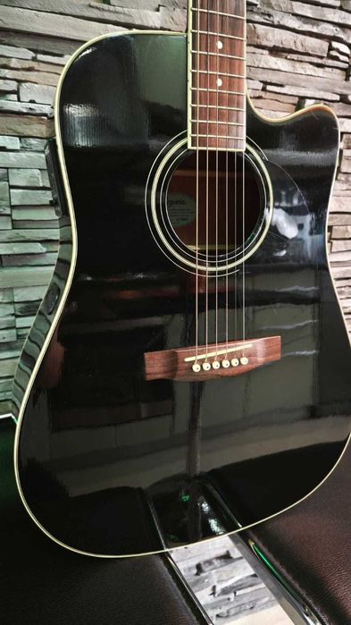 Chitara electroacustica Segovia dreadnought DC70MBK - Garantie