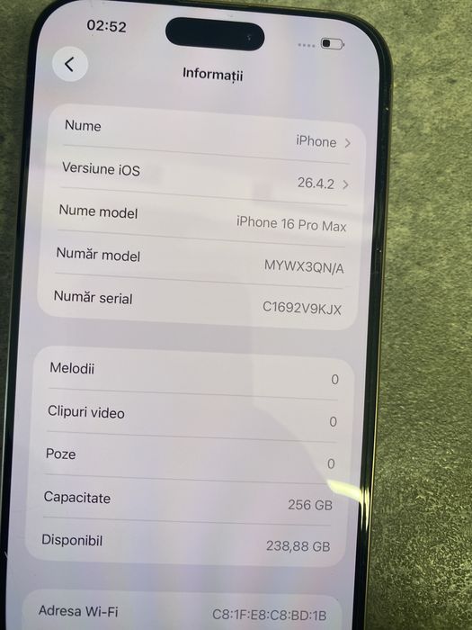 Iphone 16 pro max