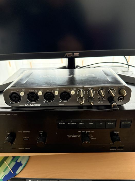 Amplificator boxe si placa de sunet