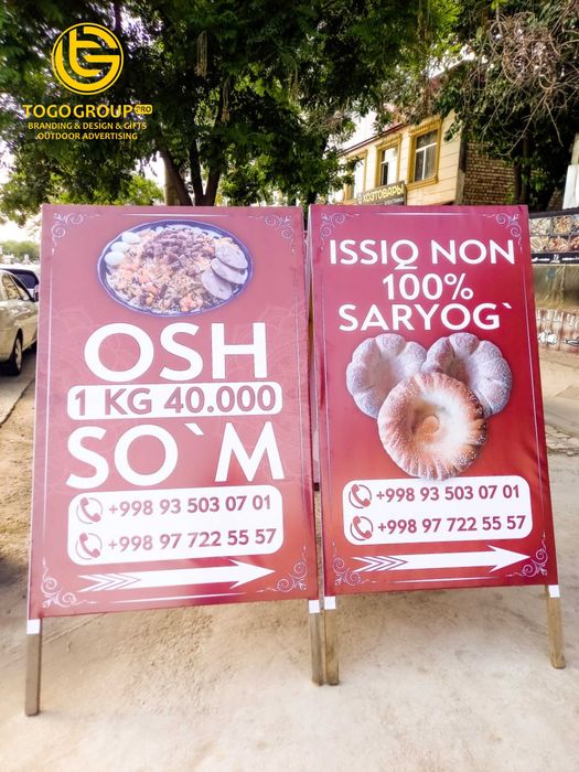 Avto reklama va tashqi reklama xizmatlari