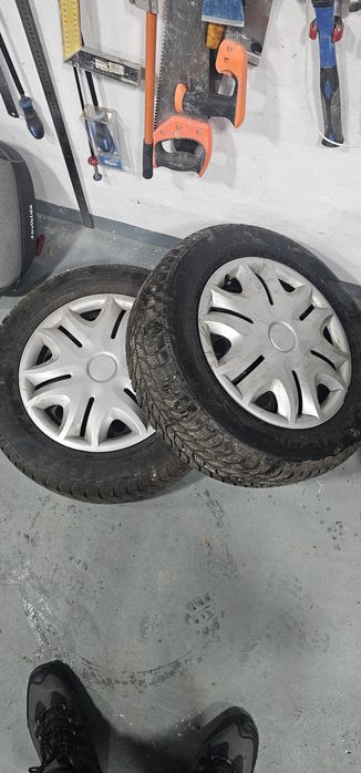 4x roti cu jante de tabla 195x65x15 volkswagen 5