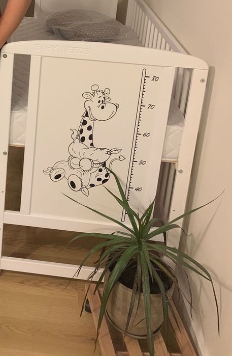 Patut din lemn Timmi Girafa 120x60