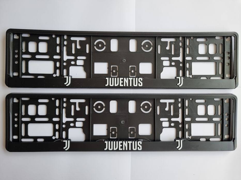 2 броя Подложки за регистрационен номер Juventus