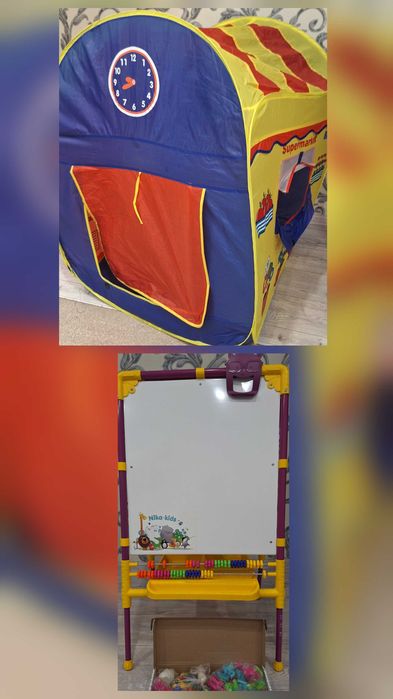 Продам мольберт и палатку.