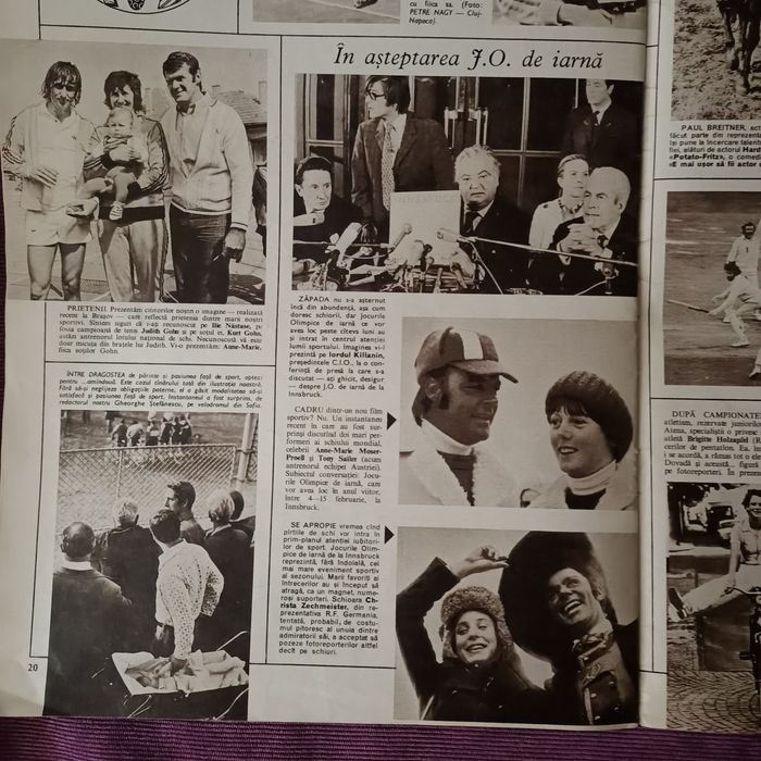 Revista SPORT nr.11 , anul 1975 .