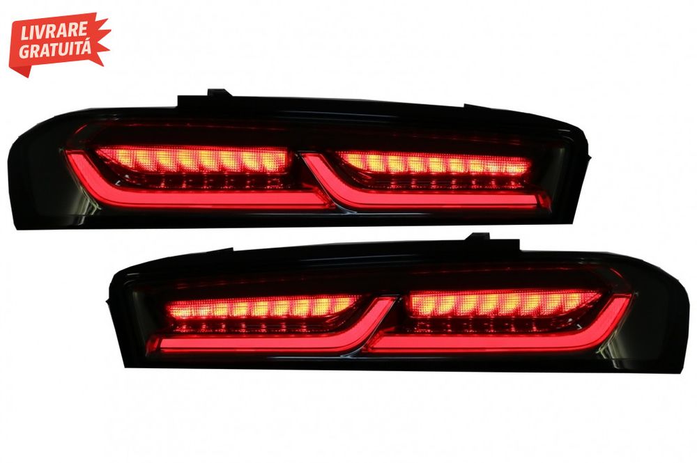 Stopuri FULL LED Chevrolet Camaro MK6 (05.2015-2018) Semnal Dinamic Se