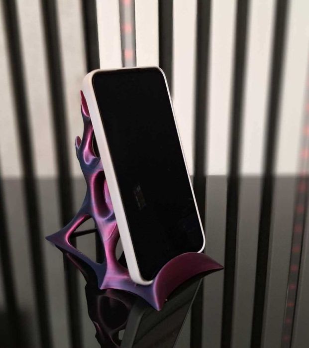 Suport de telefon premium, cu design abstract / sculptural