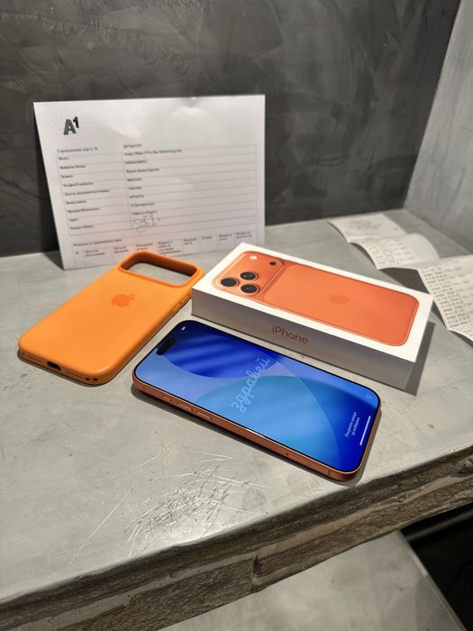 КАТО ЧИСТО НОВ Iphone 17 Pro Max Orange + 2г Гаранция