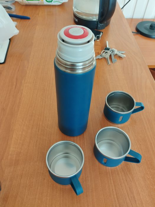 Термос стильный для чая, воды и напитков