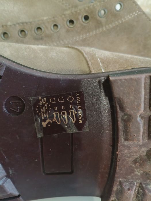 Ботинки весенние замшевые