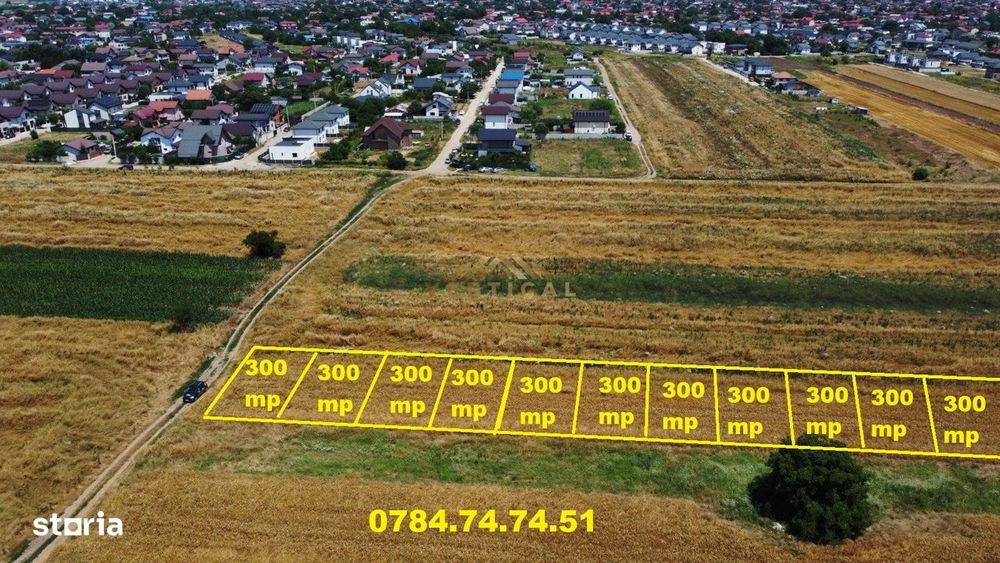 Investeste inteligent! Loturi de 300 mp in comuna Berceni