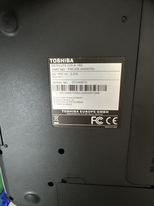 Vand Laptop Toshiba Satellite C55-A-1RG