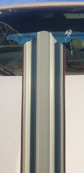 vand sipca metalica de gard gri mat maro mat 0.5 gr