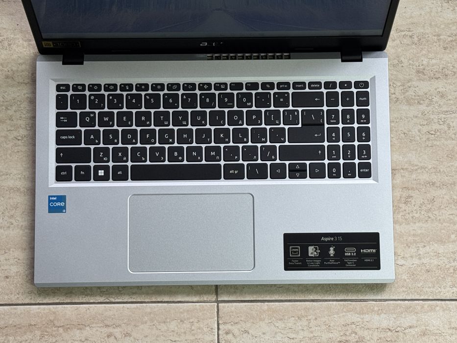 Acer Aspire 3 / 15.6" инча / Intel i3-N305 / 16 GB RAM / 512GB SSD