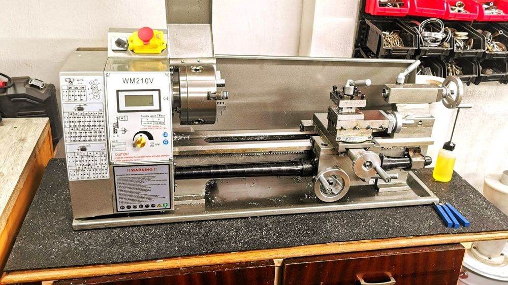 Мини струг за метал WM210V