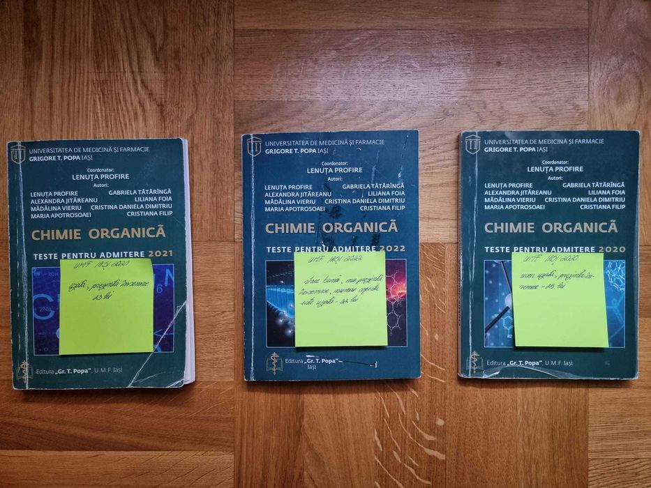 Carti admitere Medicina Bucuresti Cluj Brasov Iasi 2009-2022