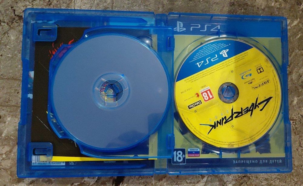 Диск Cyberpunk для PS4/PS5