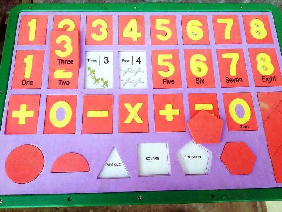 Обучающий плакат "Учись малыш! Математика"