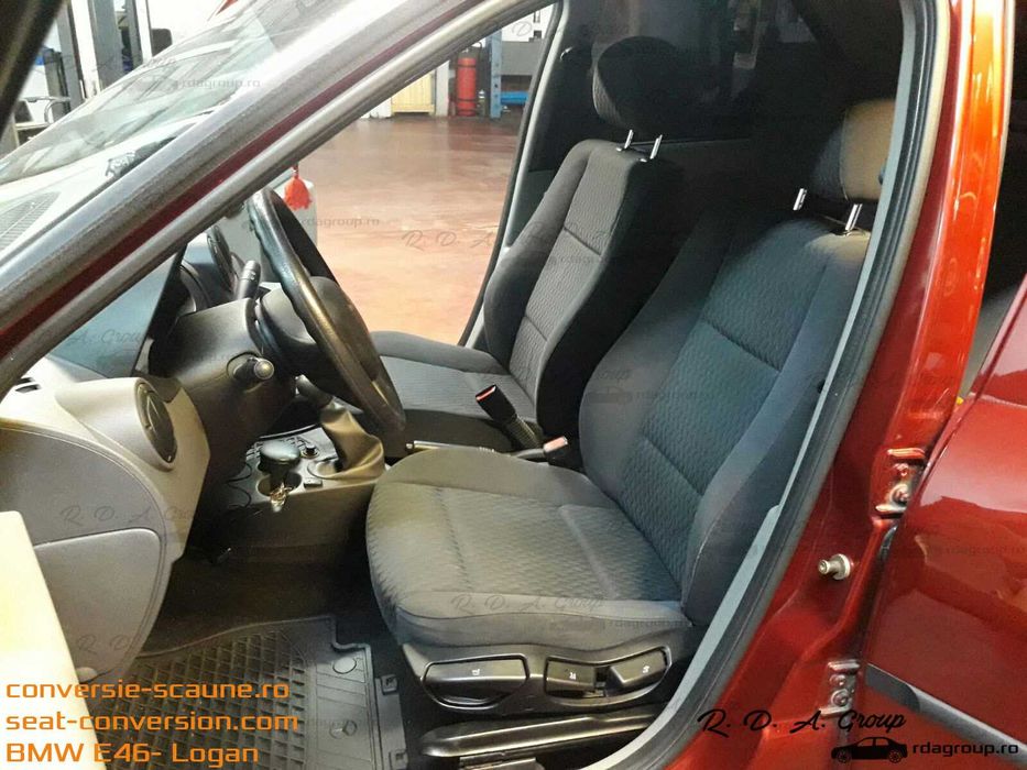 Sistem adaptare scaune de BMW E46 pe Logan Duster Sandero