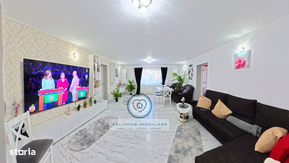 Casă P+M com. Drăgănești,mobilată, utilată + BONUS teren intrav 863 mp