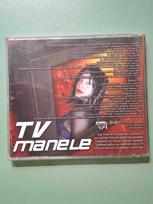 CD -Tv Manele original anul 2003