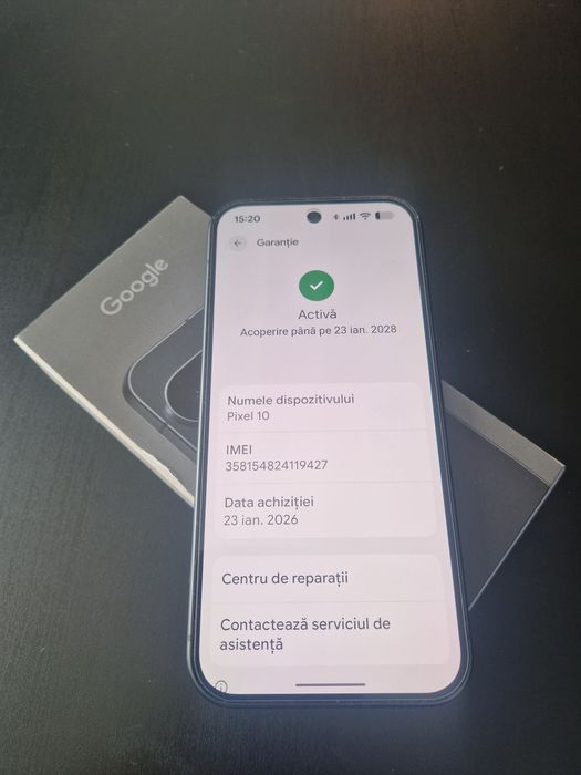Google Pixel 10,  128 Gb, 12 Gb RAM, Garanție 2 ani