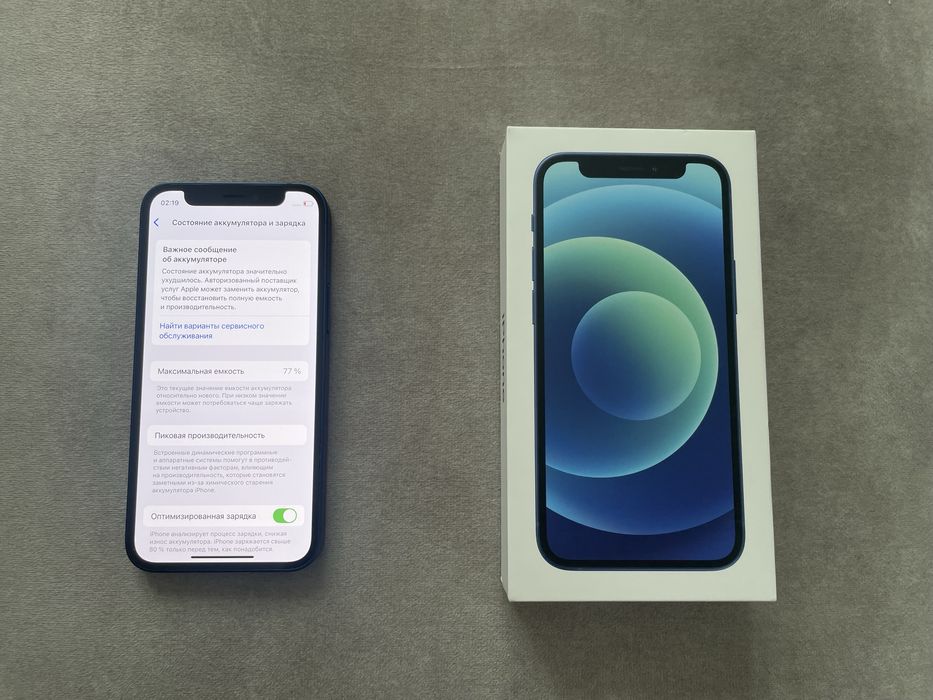 Iphone 12 mini с каробкой