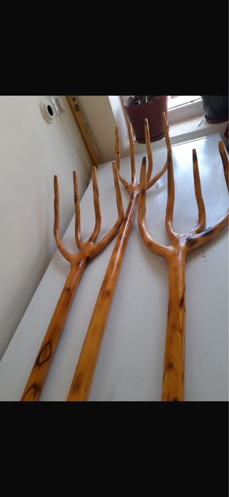 Furci Lemn cu 3,4,5 sau 6 coarne