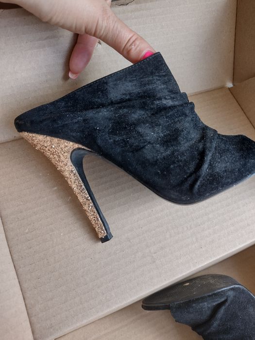 Асос велурени дамски чехли