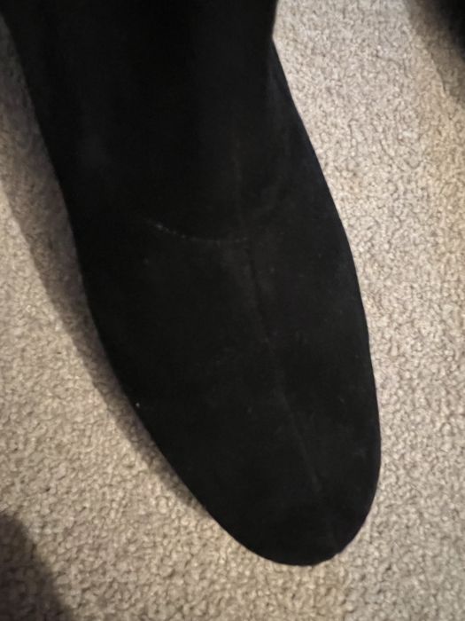 Cizme strech(elastice) peste genunchi piele intoarsa naturala 37