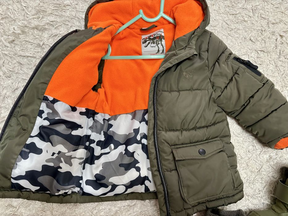 Зимно яке и ботуши апрески Adidas адидас