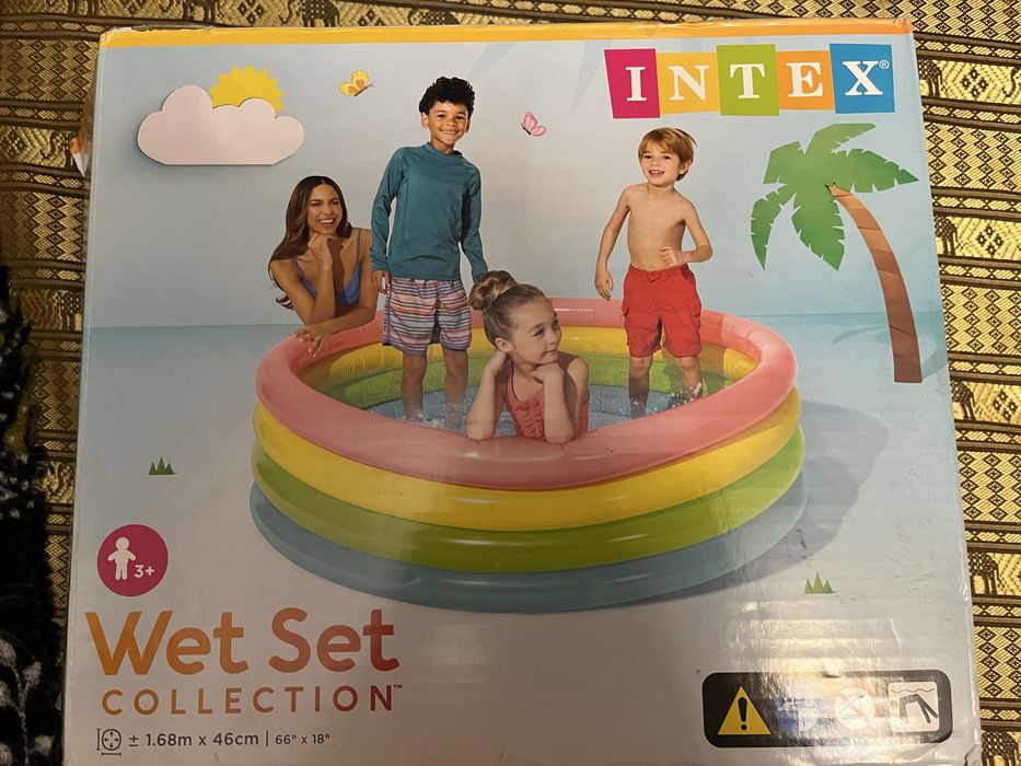 Бассейн надувной детский Intex