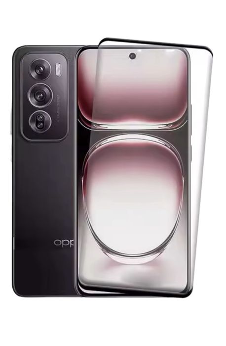 Folie sticla curbata 5D FULL GLUE pt Oppo Reno12 / Oppo Reno 12 Pro 5G