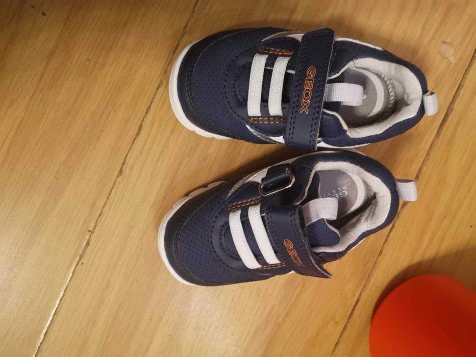 Adidași panza și piele, Geox, 21,13 cm