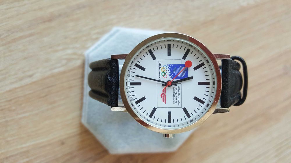 Рядък винтидж часовник Mondaine Olympic Games Lillehamer 1994