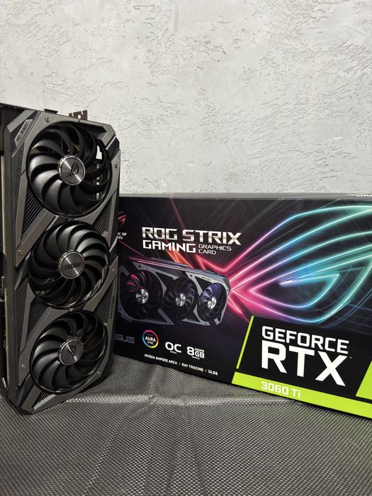 Asus Rog Strix rtx 3060ti OC Edition Gaming stare si racire excelenta