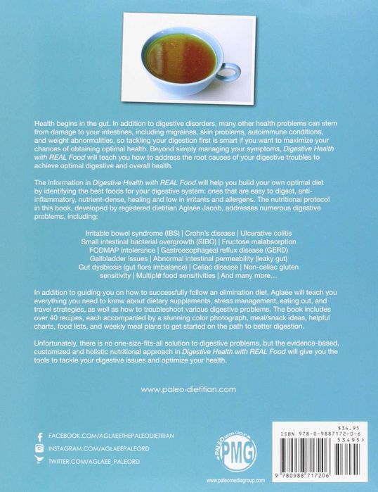 Книга с рецептами для здорового питания на английском