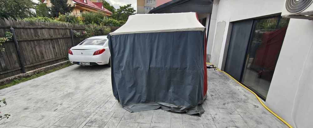 Camping pe roți extensibil