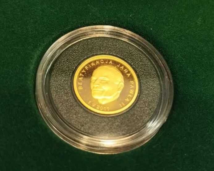 25 злоти злато - Беатификация на папа Йоан Павел II