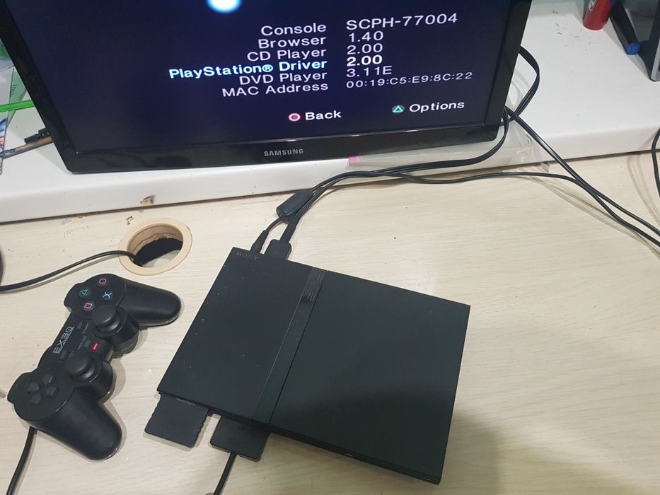 Playstation 2 slim прошитая с играми